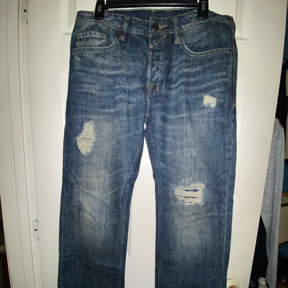 LIKE NEW BUFFALO DAVID BRITTON MENS SIZE 32W 30L JEANS.